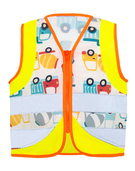 Veste Personnalisée Sans Manche Enfant 120 g/m² - Korntex ACTVEH - Veste Personnalisée avec marquage broderie, flocage ou imp...