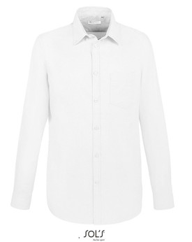 Chemise d'entreprise Personnalisée Manche Longue|Manchettes Homme 135 g/m² (White: 130 g/m²) - SOL´S 02920 - Chemise d'entrep...