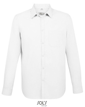 Chemise d'entreprise Personnalisée Manche Longue|Manchettes Homme 105 g/m² (White: 95 g/m²) - SOL´S 02922 - Chemise d'entrepr...