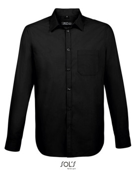 Chemise d'entreprise Personnalisée Manche Longue|Manchettes Homme 105 g/m² (White: 95 g/m²) - SOL´S 02922 - Chemise d'entrepr...