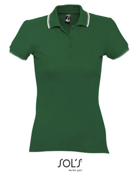 Polo Personnalisé Manche Courte avec liseré Duo 100% coton 270 g/m² - SOL´S 11366 - Polo Personnalisé avec marquage broderie,...