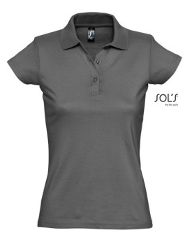 Polo Personnalisé Manche Courte Duo 100% coton 170 g/m² - SOL´S 11376 - Polo Personnalisé avec marquage broderie, flocage ou ...
