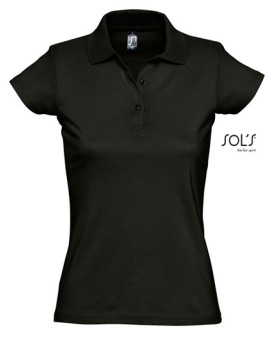 Polo Personnalisé Manche Courte Duo 100% coton 170 g/m² - SOL´S 11376 - Polo Personnalisé avec marquage broderie, flocage ou ...