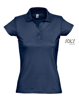 Polo Personnalisé Manche Courte Duo 100% coton 170 g/m² - SOL´S 11376 - Polo Personnalisé avec marquage broderie, flocage ou ...