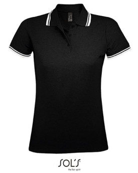 Polo Personnalisé Manche Courte avec liseré Duo 200 g/m² - SOL´S 00578 - Polo Personnalisé avec marquage broderie, flocage ou...