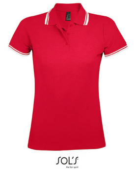 Polo Personnalisé Manche Courte avec liseré Duo 200 g/m² - SOL´S 00578 - Polo Personnalisé avec marquage broderie, flocage ou...