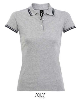 Polo Personnalisé Manche Courte avec liseré Duo 200 g/m² - SOL´S 00578 - Polo Personnalisé avec marquage broderie, flocage ou...
