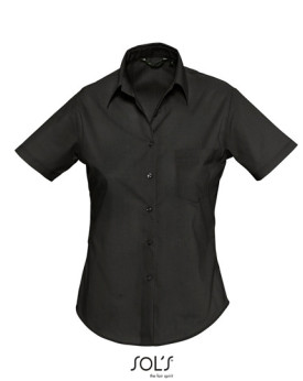 Chemise d'entreprise Personnalisée Manche Courte Duo 105 g/m² (White: 95 g/m²) - SOL´S 16070 - Chemise d'entreprise Personnal...
