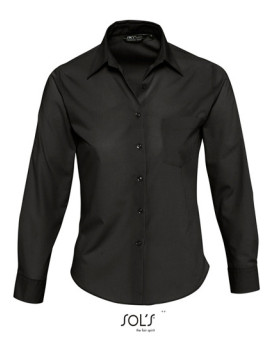 Chemise d'entreprise Personnalisée Manche Longue|Manchettes Duo 105 g/m² (White: 95 g/m²) - SOL´S 16060 - Chemise d'entrepris...