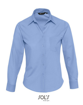 Chemise d'entreprise Personnalisée Manche Longue|Manchettes Duo 105 g/m² (White: 95 g/m²) - SOL´S 16060 - Chemise d'entrepris...