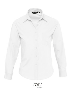 Chemise d'entreprise Personnalisée Manche Longue|Manchettes Duo 105 g/m² (White: 95 g/m²) - SOL´S 16060 - Chemise d'entrepris...