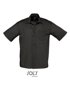 Chemise d'entreprise Personnalisée Manche Courte Duo 105 g/m² (White: 95 g/m²) - SOL´S 16050 - Chemise d'entreprise Personnal...
