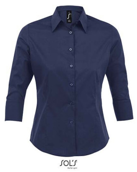 Chemise d'entreprise Personnalisée Manche 3/4 Duo 140 g/m² - SOL´S 17010 - Chemise d'entreprise Personnalisée avec marquage b...