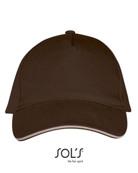 Casquettes personnalisée 100% coton 260 g/m² - SOL´S 00594 - Casquettes avec marquage broderie, flocage ou impression. Grossi...