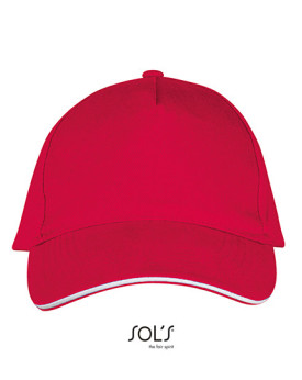 Casquettes personnalisée 100% coton 260 g/m² - SOL´S 00594 - Casquettes avec marquage broderie, flocage ou impression. Grossi...