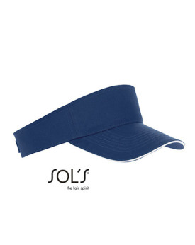 Casquettes personnalisée 100% coton 150 g/m² - SOL´S 01196 - Casquettes avec marquage broderie, flocage ou impression. Grossi...