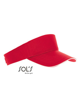 Casquettes personnalisée 100% coton 150 g/m² - SOL´S 01196 - Casquettes avec marquage broderie, flocage ou impression. Grossi...