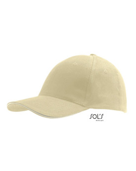 Casquettes personnalisée 100% coton 260 g/m² - SOL´S 88100 - Casquettes avec marquage broderie, flocage ou impression. Grossi...