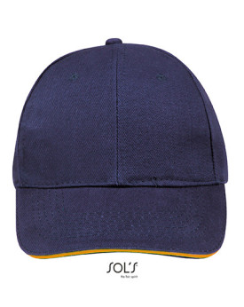 Casquettes personnalisée 100% coton 260 g/m² - SOL´S 88100 - Casquettes avec marquage broderie, flocage ou impression. Grossi...