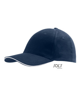 Casquettes personnalisée 100% coton 260 g/m² - SOL´S 88100 - Casquettes avec marquage broderie, flocage ou impression. Grossi...