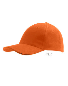 Casquettes personnalisée 100% coton 260 g/m² - SOL´S 88100 - Casquettes avec marquage broderie, flocage ou impression. Grossi...