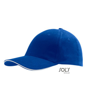 Casquettes personnalisée 100% coton 260 g/m² - SOL´S 88100 - Casquettes avec marquage broderie, flocage ou impression. Grossi...
