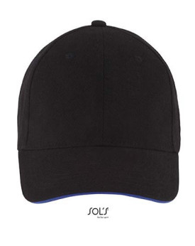 Casquettes personnalisée 100% coton 260 g/m² - SOL´S 88100 - Casquettes avec marquage broderie, flocage ou impression. Grossi...
