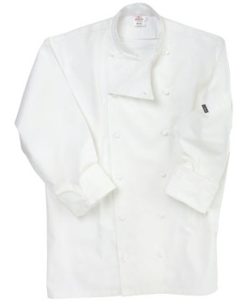 Veste Personnalisée Manche Longue|Manchettes Unisexe 200g/m² - Le Chef DE92 - Veste Personnalisée avec marquage broderie, flo...