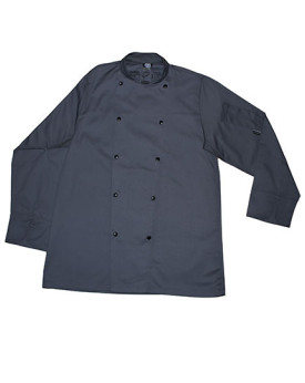 Veste Personnalisée Manche Longue|Manchettes Unisexe 200g/m² - Le Chef DE92 - Veste Personnalisée avec marquage broderie, flo...