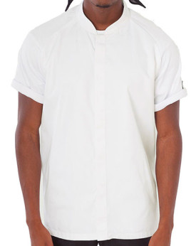 Veste Personnalisée Manche Courte Unisexe 200 g/m² - Le Chef Prep DE112 - Veste Personnalisée avec marquage broderie, flocage...