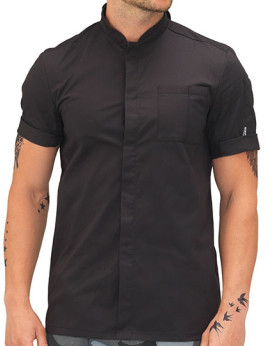 Veste Personnalisée Manche Courte Homme 200 g/m² - Le Chef Prep DF118 - Veste Personnalisée avec marquage broderie, flocage o...