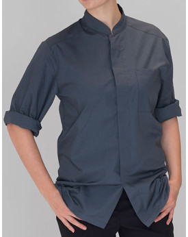 Chemise d'entreprise  Personnalisée Couleur:Storm Grey 