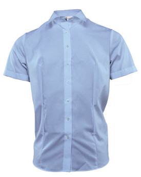 Chemise d'entreprise Personnalisée Manche Courte Duo 100% coton 105-120 g/m² - Marvelis 069012/069112 - Chemise d'entreprise ...