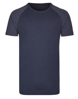 Tee shirt Personnalisé Manche Courte|Raglan Bande de propreté|Col rond Homme  160 g/m² - Miners mate MY111 - Tee shirt Person...