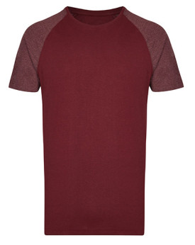 Tee shirt Personnalisé Manche Courte|Raglan Bande de propreté|Col rond Homme  160 g/m² - Miners mate MY111 - Tee shirt Person...