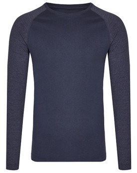 Tee shirt Personnalisé Manche Longue|Raglan Bande de propreté|Col rond Homme ou Femme 160 g/m² - Miners mate MY210 - Tee shir...