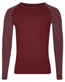 Tee shirt Personnalisé Manche Longue|Raglan Bande de propreté|Col rond Homme ou Femme 160 g/m² - Miners mate MY210 - Tee shir...