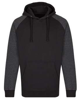 Sweat Personnalisée Raglan Bande de propreté Homme  300 g/m² - Miners mate MY610 - Sweat Personnalisé avec marquage broderie,...