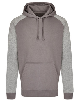 Sweat Personnalisée Raglan Bande de propreté Homme  300 g/m² - Miners mate MY610 - Sweat Personnalisé avec marquage broderie,...