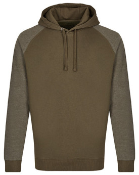 Sweat Personnalisée Raglan Bande de propreté Homme  300 g/m² - Miners mate MY611 - Sweat Personnalisé avec marquage broderie,...