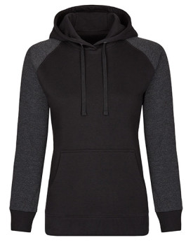 Sweat Personnalisée Raglan Bande de propreté Femme  300 g/m² - Miners mate MY620 - Sweat Personnalisé avec marquage broderie,...