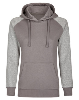 Sweat Personnalisée Raglan Bande de propreté Femme  300 g/m² - Miners mate MY620 - Sweat Personnalisé avec marquage broderie,...