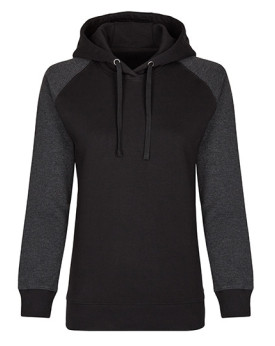 Sweat Personnalisée Raglan Bande de propreté Femme  300 g/m² - Miners mate MY621 - Sweat Personnalisé avec marquage broderie,...