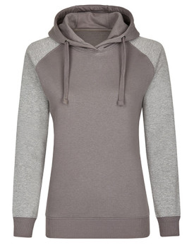 Sweat Personnalisée Raglan Bande de propreté Femme  300 g/m² - Miners mate MY621 - Sweat Personnalisé avec marquage broderie,...