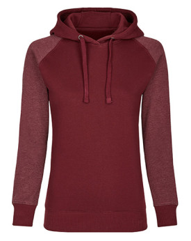 Sweat Personnalisée Raglan Bande de propreté Femme  300 g/m² - Miners mate MY621 - Sweat Personnalisé avec marquage broderie,...