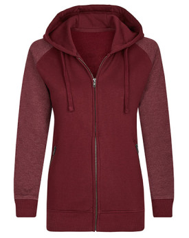 Sweat Personnalisée Manche Longue|avec liseré|Raglan Bande de propreté Femme  300 g/m² - Miners mate MY720 - Sweat Personnali...