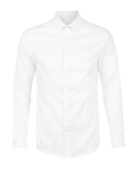 Chemise d'entreprise Personnalisée Manche Longue|Manchettes Duo - NEOBLU 03182 - Chemise d'entreprise Personnalisée avec marq...