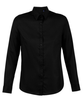 Chemise d'entreprise Personnalisée Manche Longue|Manchettes Duo - NEOBLU 03183 - Chemise d'entreprise Personnalisée avec marq...