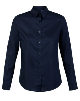 Chemise d'entreprise Personnalisée Manche Longue|Manchettes Duo - NEOBLU 03183 - Chemise d'entreprise Personnalisée avec marq...