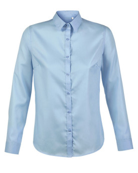 Chemise d'entreprise Personnalisée Manche Longue|Manchettes Duo - NEOBLU 03183 - Chemise d'entreprise Personnalisée avec marq...